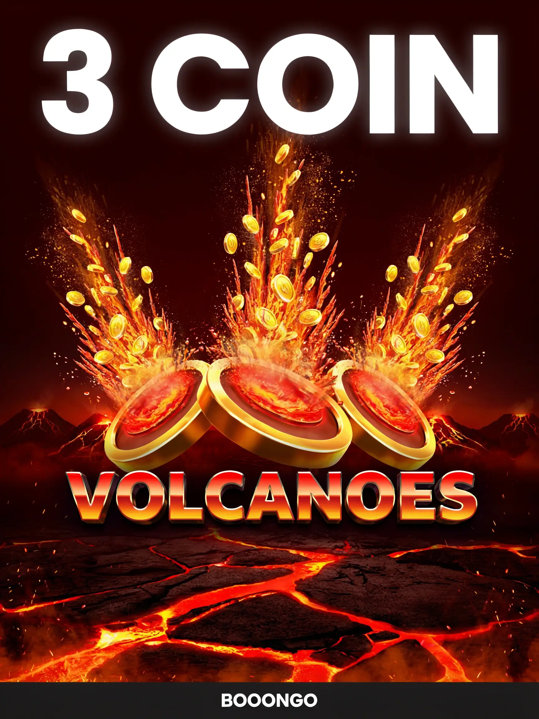 3 Coin Volcanoes slot game artwork